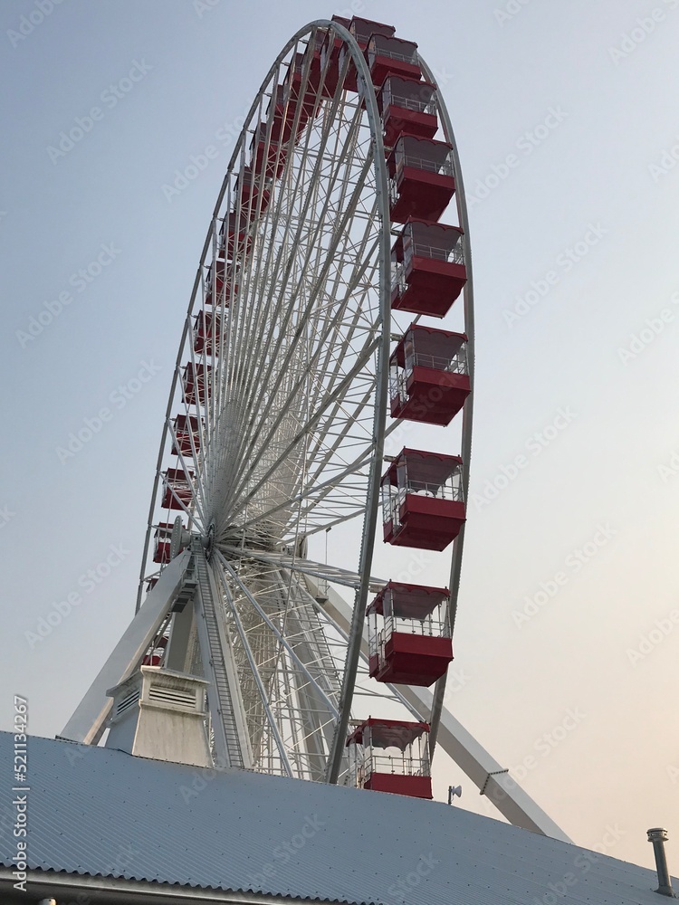 ferris wheel on a sky ferris wheel on a sky