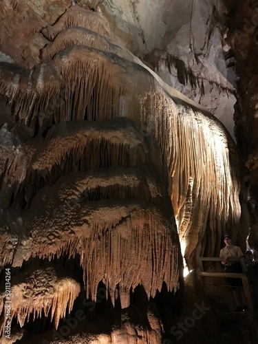 View from inside the caves