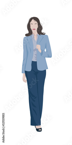 Chatting business women set. Modern yong women communicate with their colleagues. Beautiful female characters with speach bubbles. Vector set