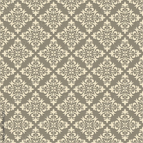abstract ethnic Turkish motifs with ornamental tile emboss block on royal ornamental flat vector Portuguese tile