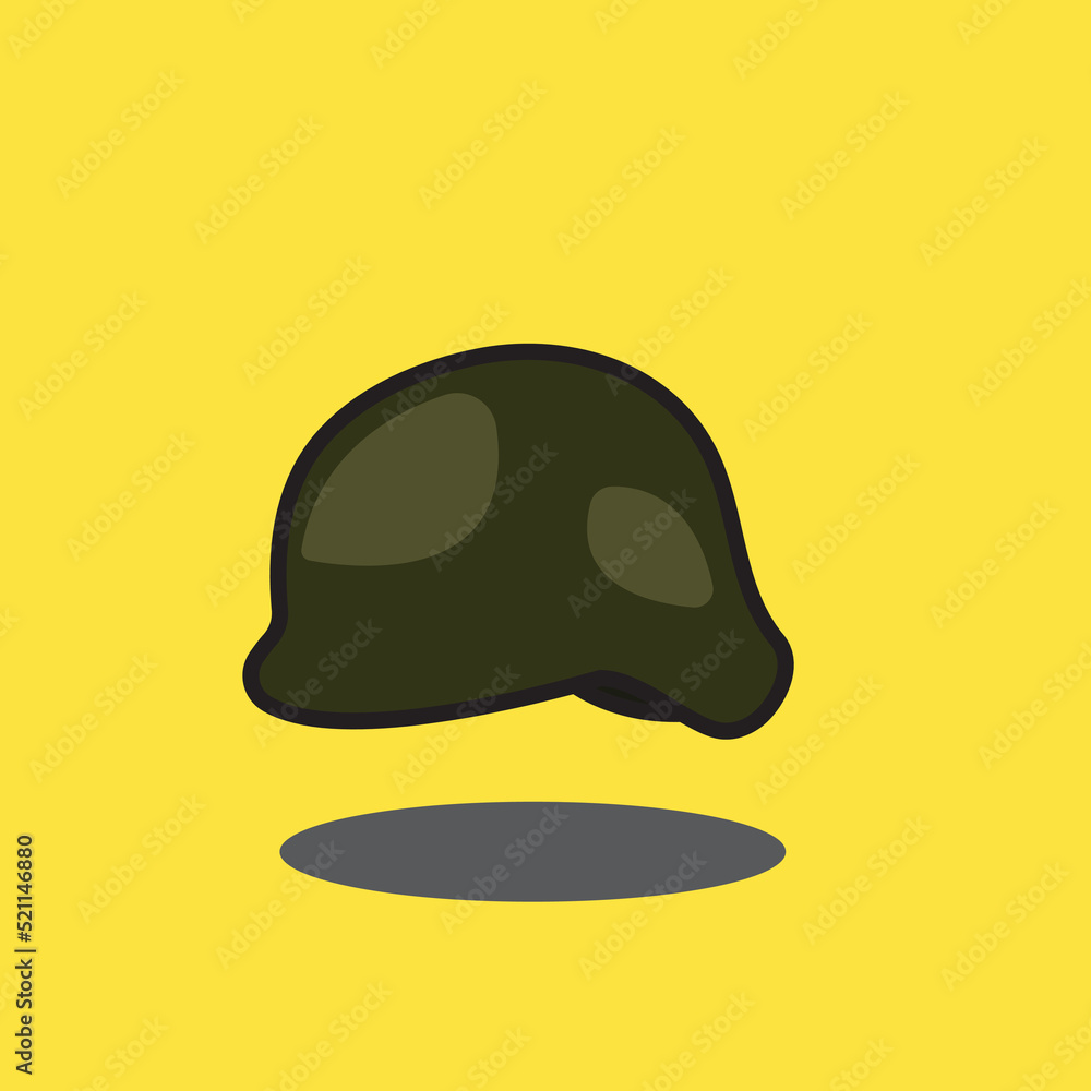 Fototapeta premium military cap vector illustration