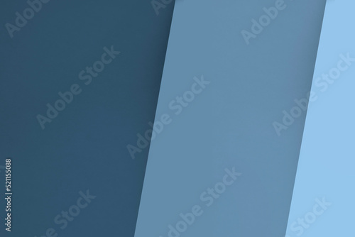 Abstract Background consisting Dark and light shades of sky blue to create a three fold creative cover design
