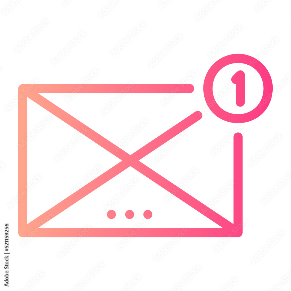 email gradient icon