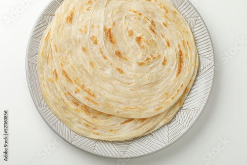 Kerala paratha  porotta  roti  Malabar parotta   barotta is a layered flatbread made from maida flour ,South Indian, Kerala food, Tamil Nadu india, Sri Lankan.