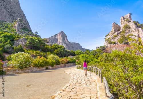 Sardegna (Italy) - The wild east coast of Sardinia region, in the area of Gallura and Supramonte mountain range, with Santa Maria Navarrese and La Caletta port town, La Cinta and Cala Luna beach