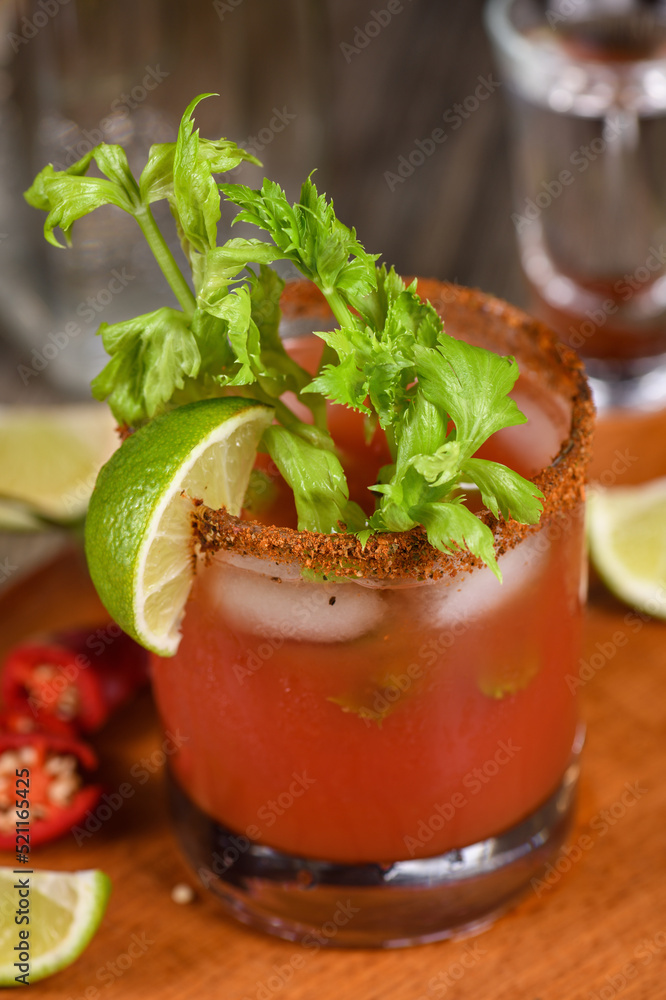 Michelada the Mexican Bloody Mary. Made with tequila, spicy sauce