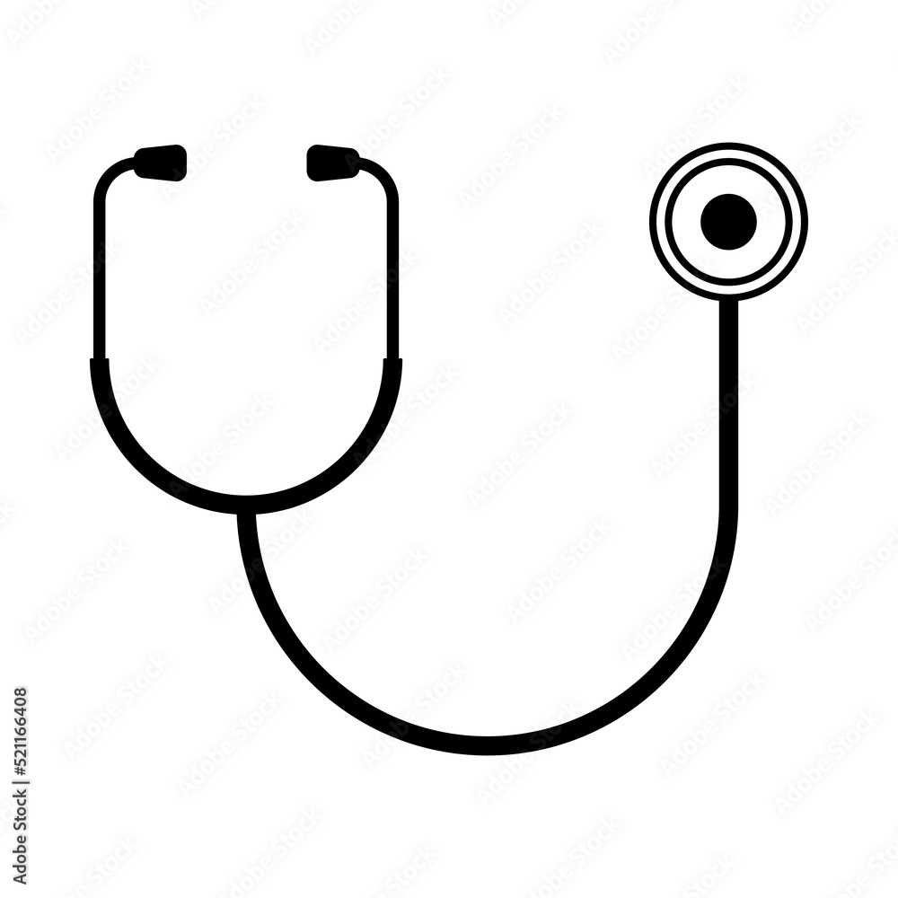 Stethoscope medical icon.Medical equipment. Health care.Flat stethoscope medical icon for healthcare design. Isolated vector illustration. Medicine medical health Stethoscope medical icon.Medical equipment. Health care.Flat stethoscope medical icon for healthcare design. Isolated vector illustration. Medicine medical health