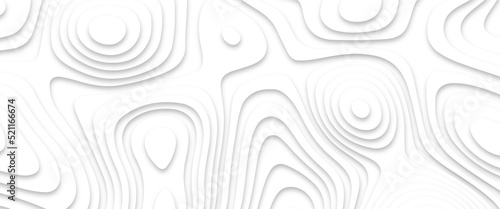 Abstract design with black and white abstract background . Abstract papercut and multi layer cutout geometric pattern on vector, Abstract soft white background with waves, textured Papercut .
