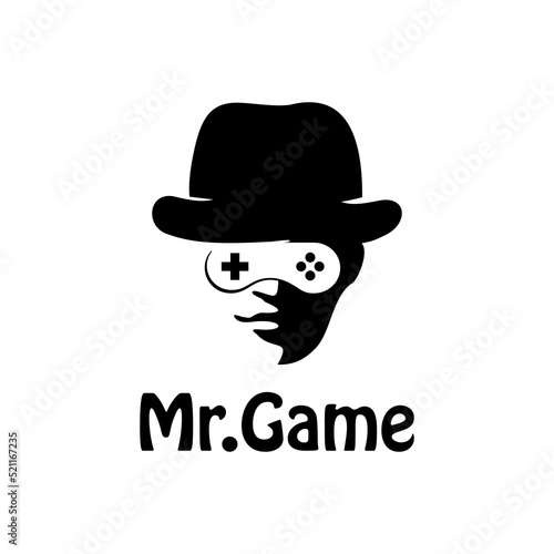 Mr.Game logo vector, vector illustration.
