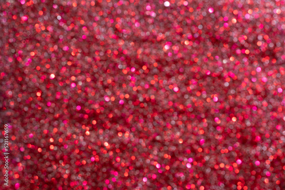 Red glitter out of focus nail polish texture. Celebration holiday background Red glitter out of focus nail polish texture. Celebration holiday background