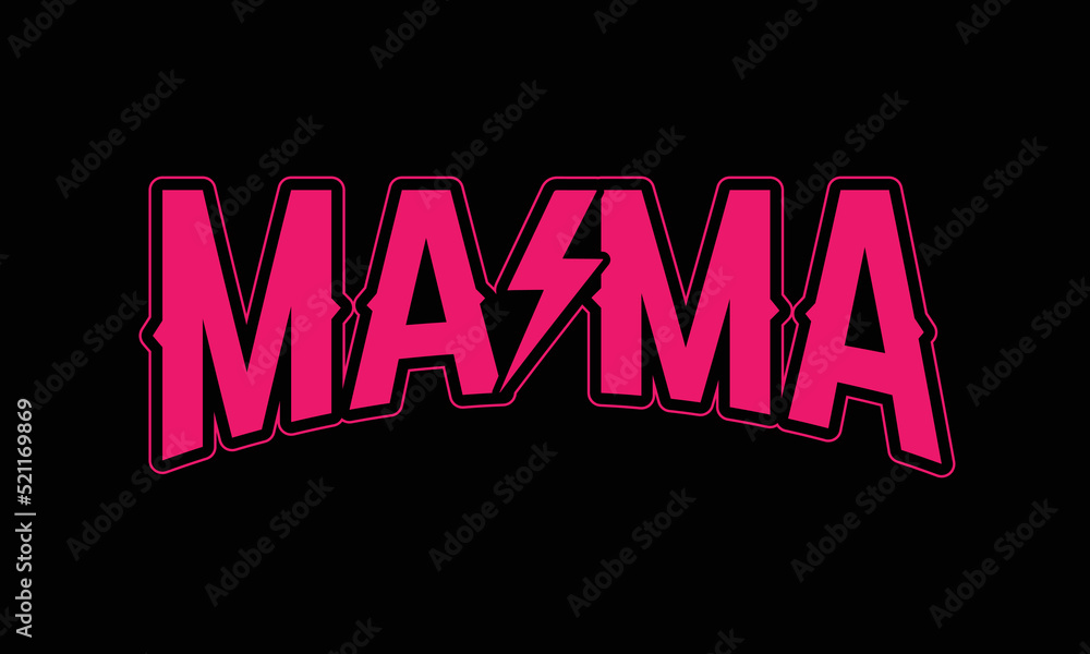 Fototapeta premium Mother’s Day T-shirt Design
