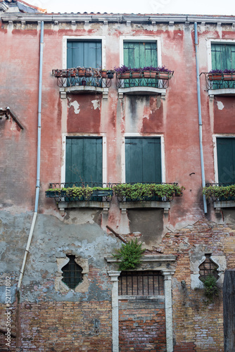 old beautiful houses of Venice  © Alena Petrachkova