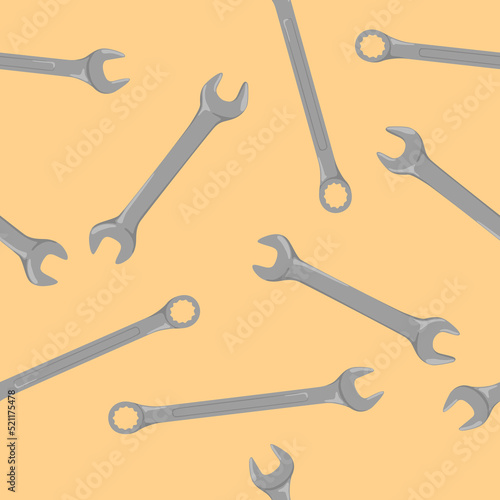 wrench seamless pattern Gift Wrap wallpaper background