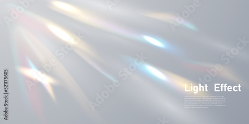 rainbow light effect abstract vector illustration