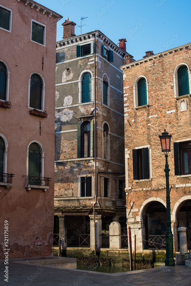 old beautiful houses of Venice 