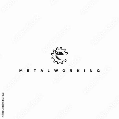 
illustration consisting of the image of the cutter in the form of a symbol or logo 