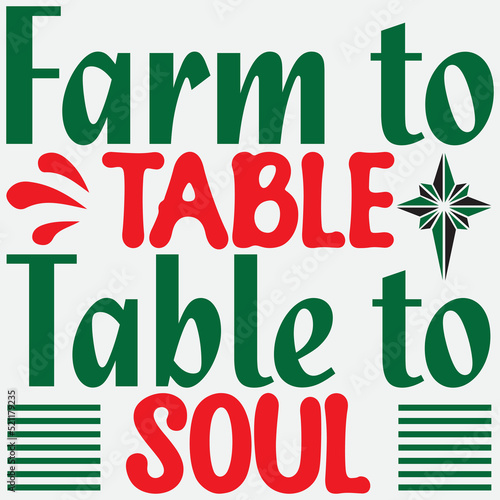 Farm to table table to soul photo