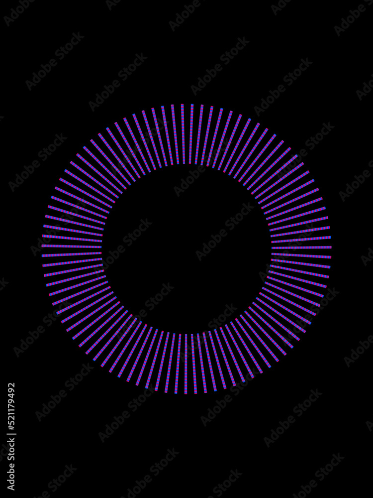Abstract particle ray vector Abstract particle ray vector