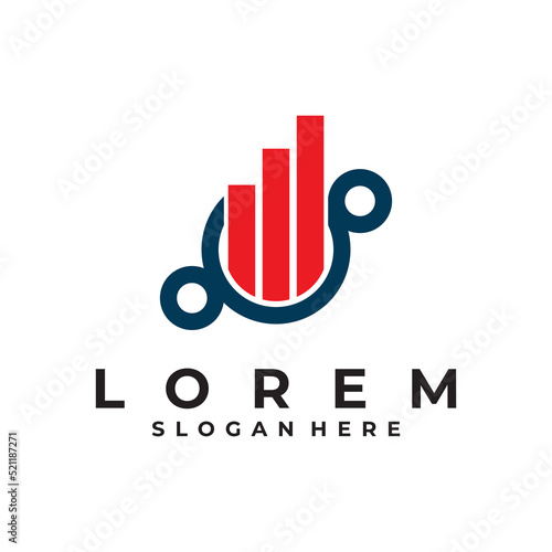 finance logo vector design template