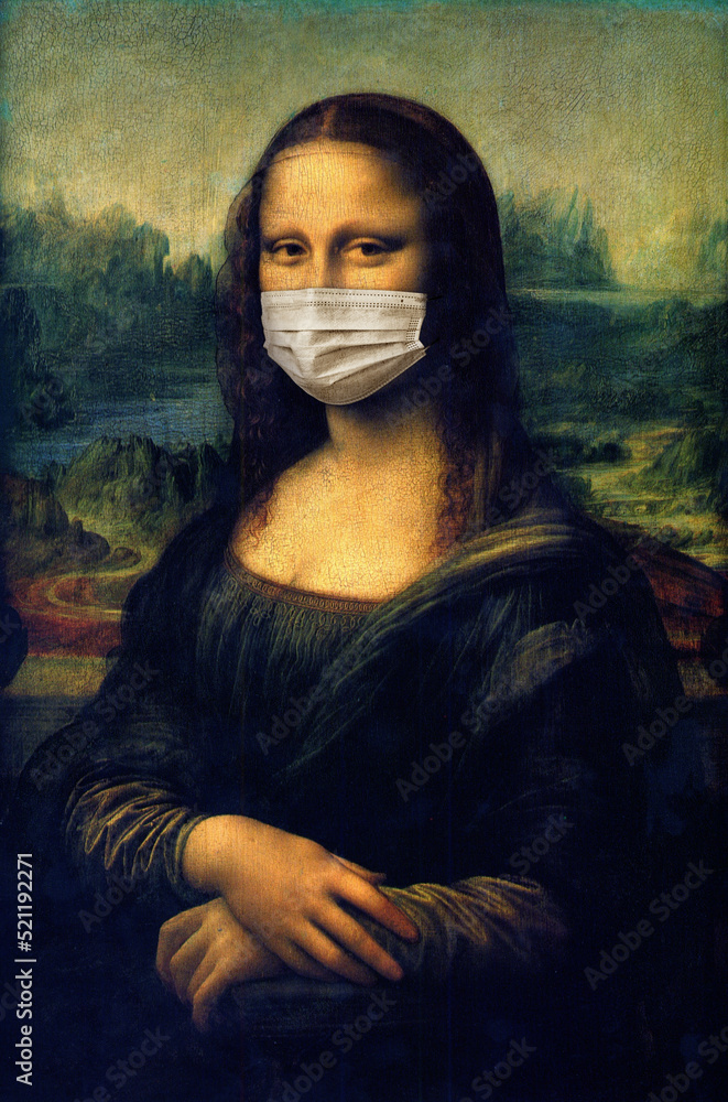 Mona Lisa With Mask Images – Browse 63 Stock Photos, Vectors, and 