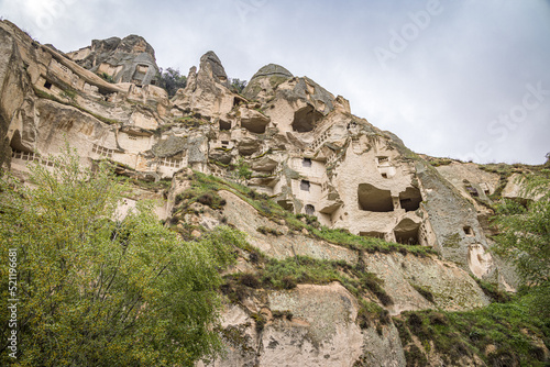 Cave houses in the Uzengi Valley, Ürgüp, Nevşehir, Turkey