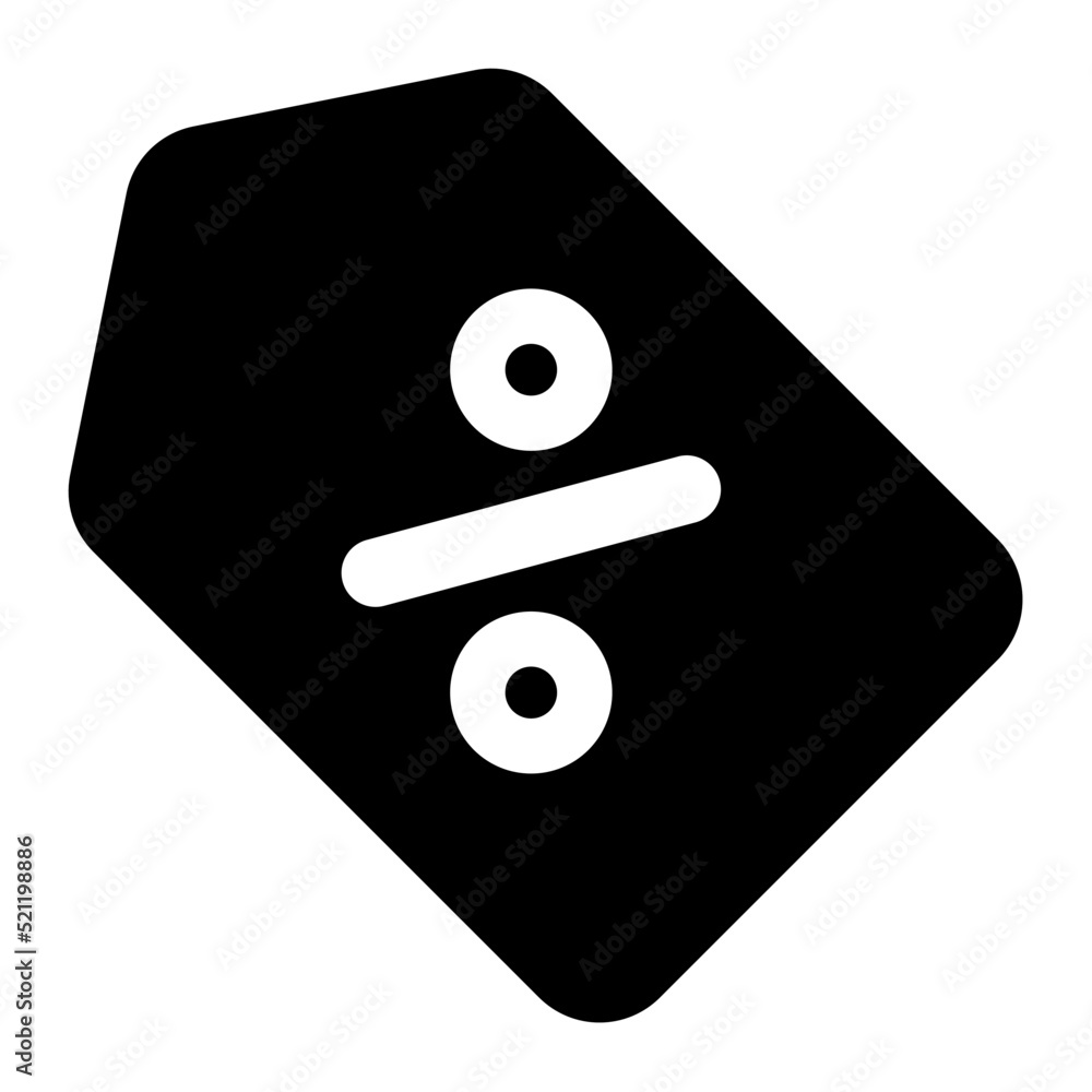 discount sale icon solid style discount sale icon solid style