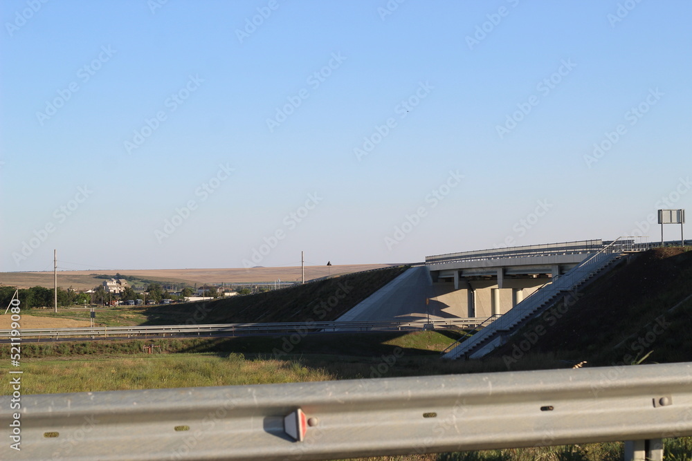 Fototapeta premium bridge over the high-way