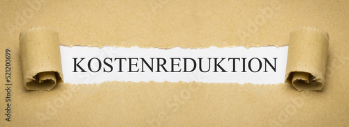 Kostenreduktion