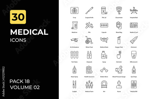 Medical icons collection. Set contains such Icons as hospital, doctor, and more