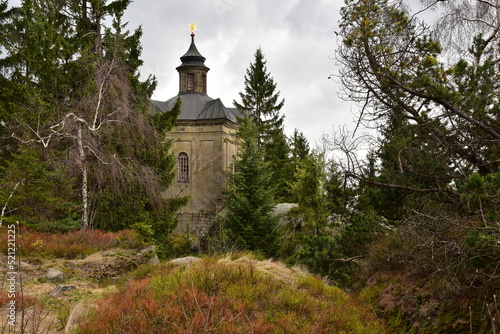 Chapel of Virgin Mary, Hvezda, Broumovsko, Broumov, Broumov Walls