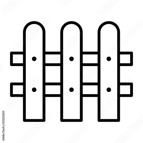Fence Line Icon