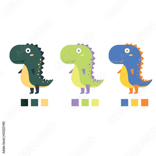 Dinosaur  Illustrations for children  dinosaur character