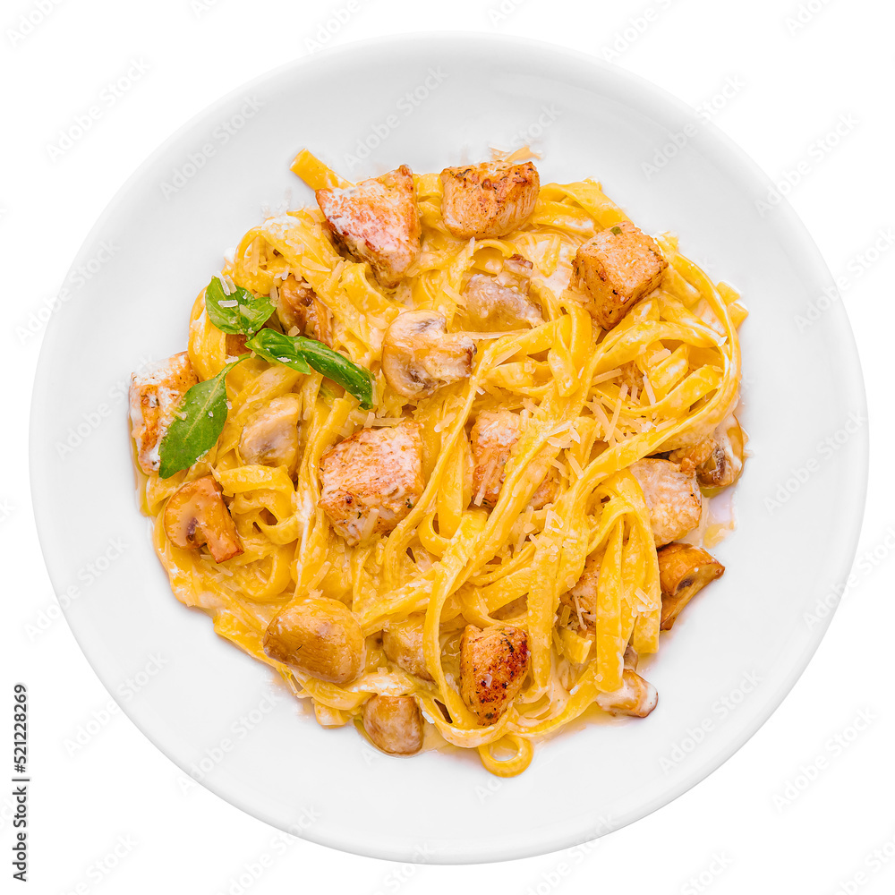 Pasta with mushroom and soured cream sauce Pasta with mushroom and soured cream sauce