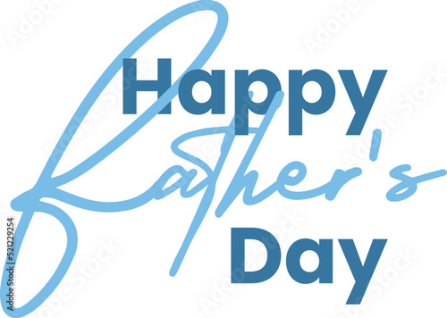 happy father's day logo