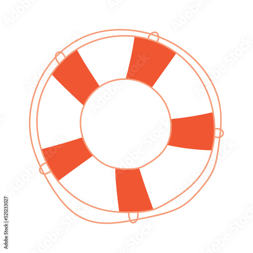 orange lifesaver design