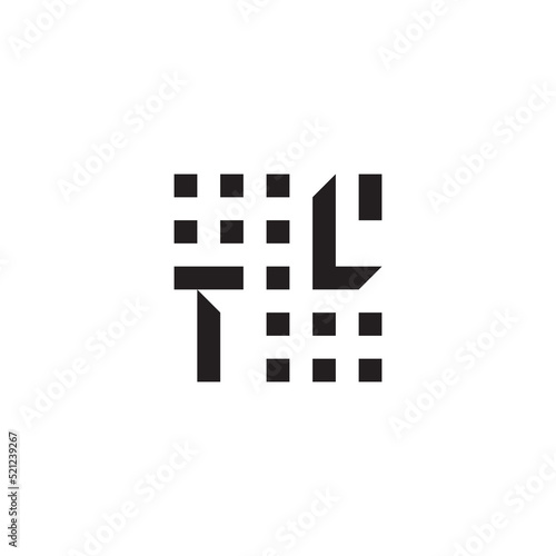 TL street style initial concept logo monogram which is good for digital branding or print