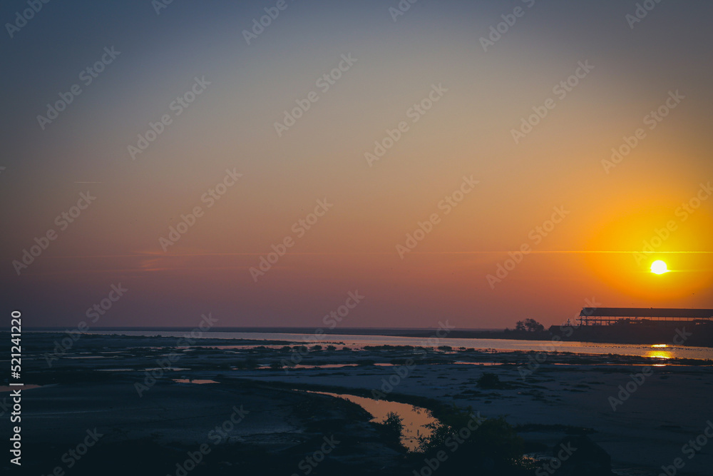 Fototapeta premium Beautiful Nagoa Beach, Diu, Union territory of Daman and Diu, Gujarat, India