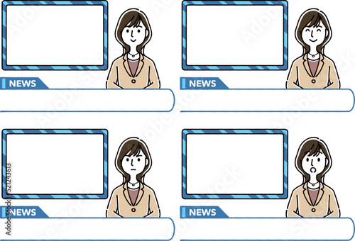ニュース番組　女性