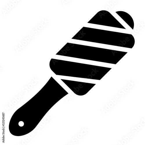 lint roller glyph icon