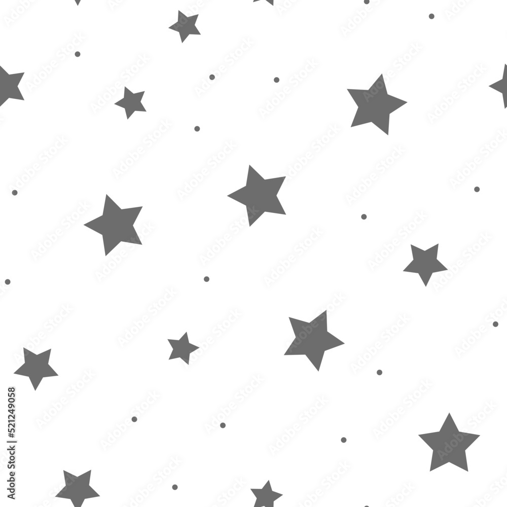 Obraz premium Stars seamless pattern. Background texture of starry design.