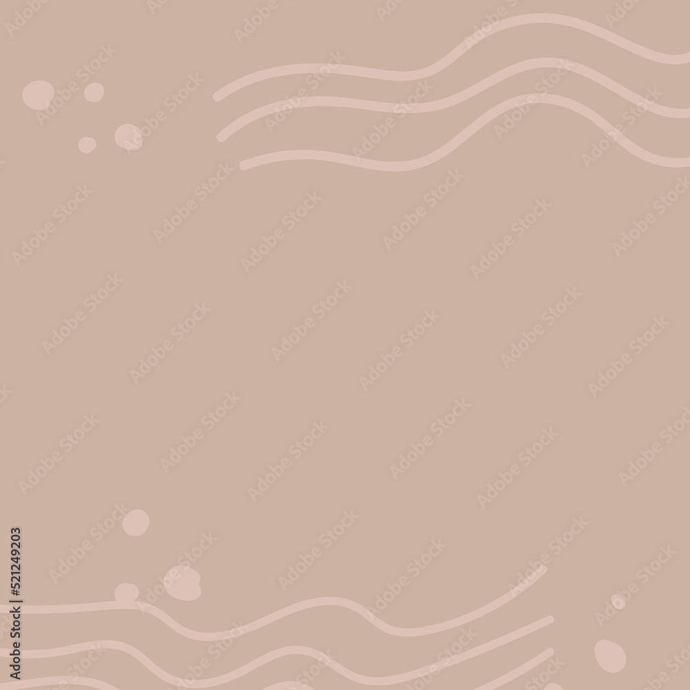 Background with organic abstract shapes and leaves. Line in pastel colors. Background in minimalist style. Contemporary vector Illustration. Background with organic abstract shapes and leaves. Line in pastel colors. Background in minimalist style. Contemporary vector Illustration.