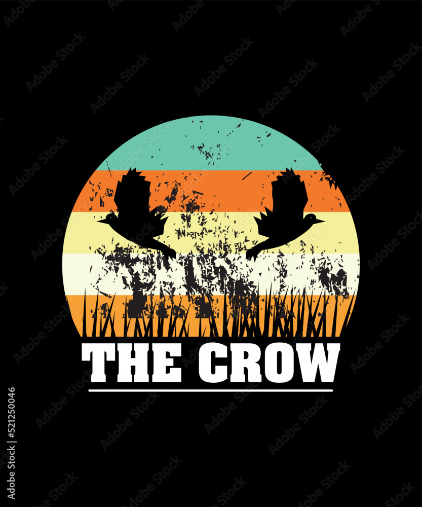 The crow best t-shirt design with elements