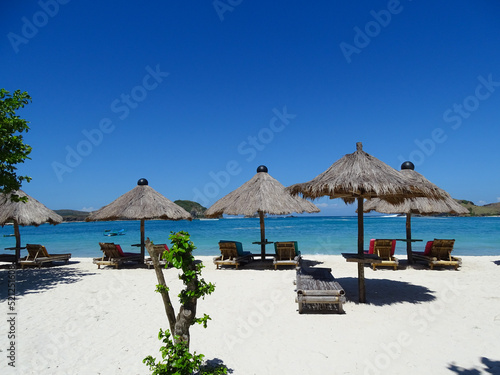 A beautiful Tropical Beach in Lombok  Indonnesia