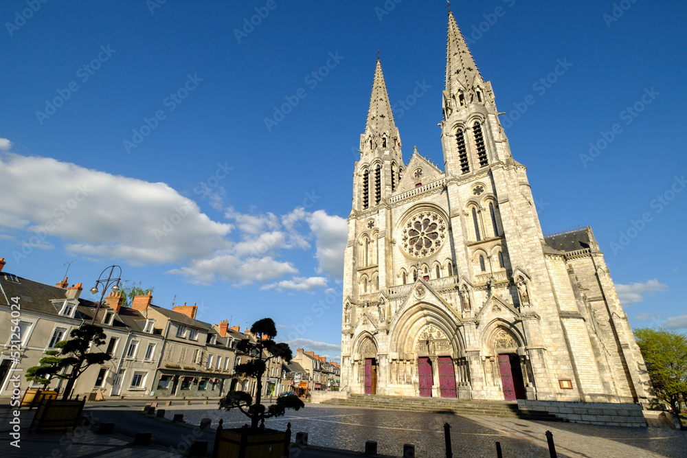 Iglesia de Saint André, neogotico, siglo XIX, Chateauroux , France,Western Europe Iglesia de Saint André, neogotico, siglo XIX, Chateauroux , France,Western Europe