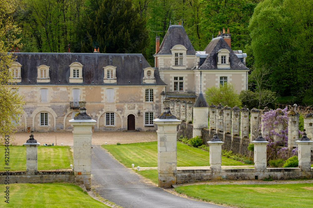 Cartuja del Liget , municipio de Chemillé-sur-Indrois , Centro del Valle del Loira, France,Western Europe