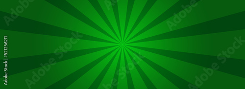 Rays wide green background