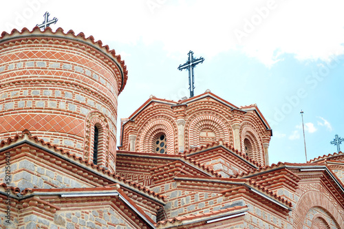 Details of Church of St. Kliment & St. Panteleymo  in Ohrid, Macedonia. photo