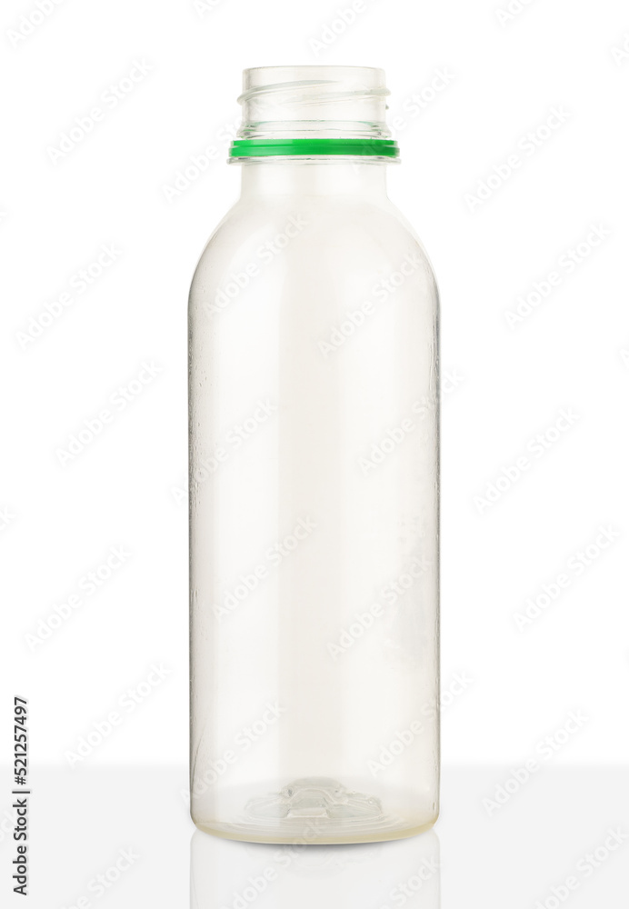 a small plastic juice bottle a small plastic juice bottle