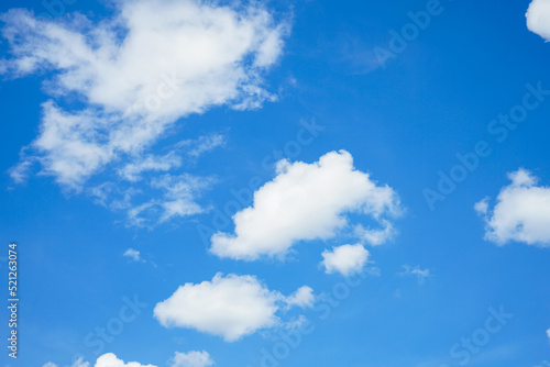 clouds on blue sky can be use as background 