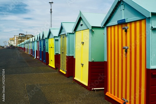 beach huts at the beach